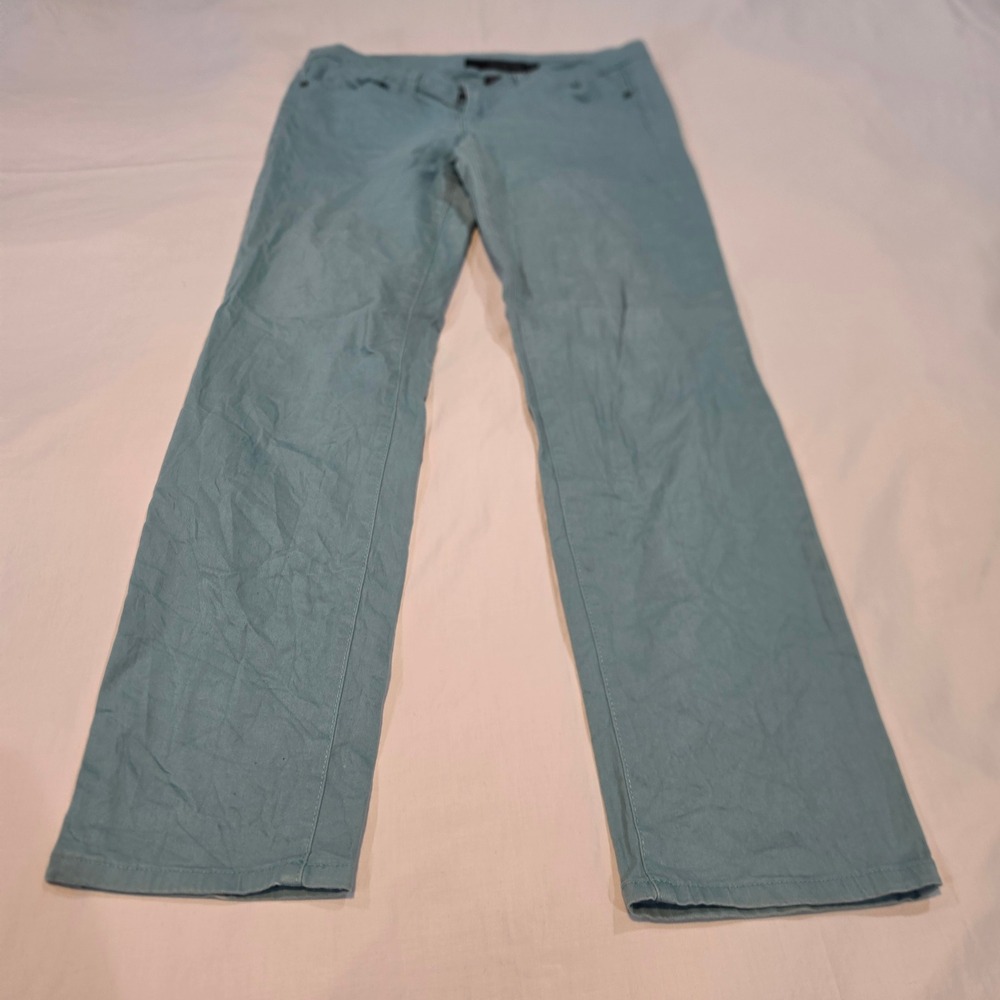 Calvin Klein Jeans Ultimate Skinny Women 31/12 Teal Blue Excellent Stretch Pants